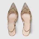 Gucci Women’s slingback pump with crystal Horsebit - Image 3